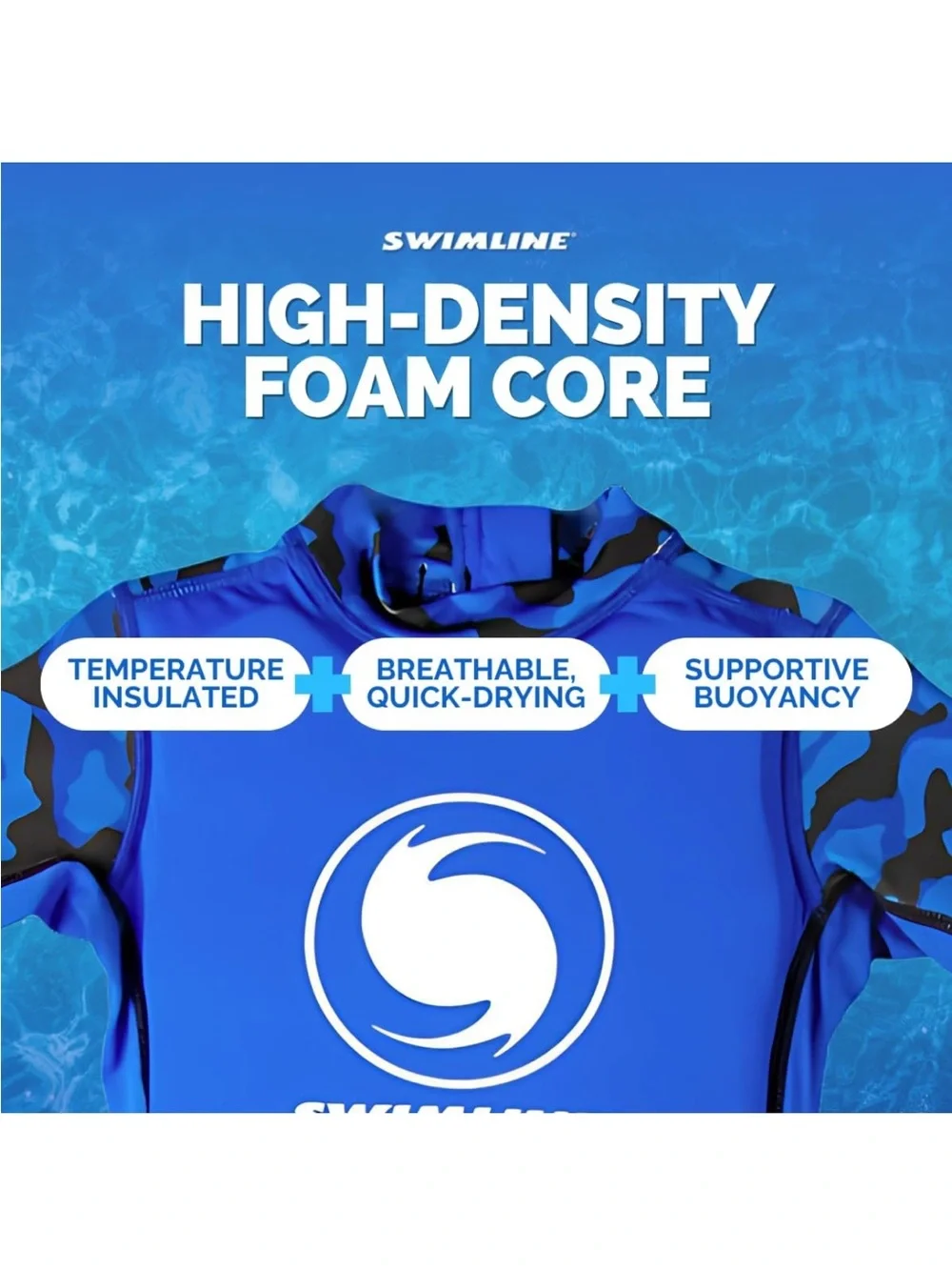 SWIMLINE Floating Swimsuit Swim Trainer for Kids Boys Size Small 20-30lbs NWT